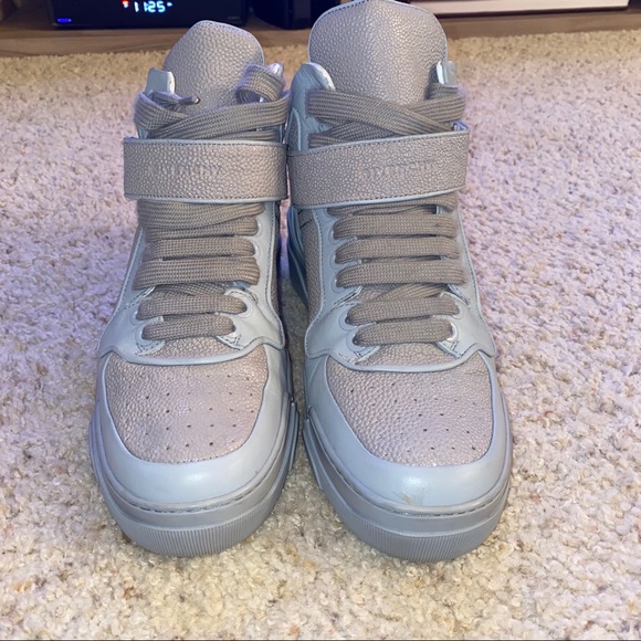 Givenchy grey leather tyson high top - Picture 3 of 6